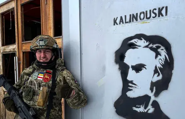 Белорусский доброволец в Бахмуте / t.me/belwarriors/
