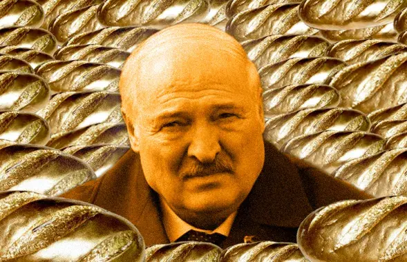 Лукашенко золотого батона так и не дождался / коллаж Влада Рубанова
