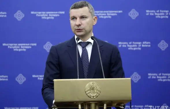Прадстаўнік МЗС Беларусі Анатоль Глаз / фота Вадзіма Заміроўскага / tut.by