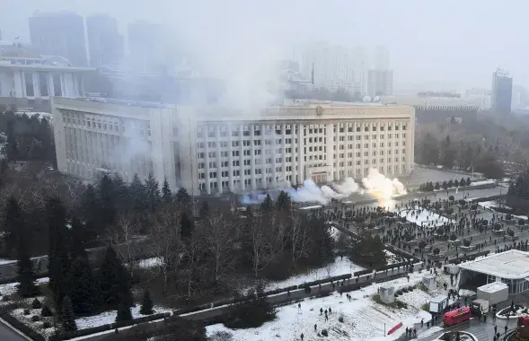 Пратэсты ў Казахстане / AP