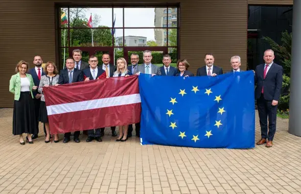 Европейские дипломаты пришли попрощаться с послом Латвии в Беларуси / facebook.com/EUinBelarus​