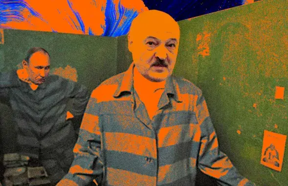 Лукашенко может составить компанию Путину и получить ордер на арест от Международного уголовного суда / коллаж Влада Рубанова, Еврорадио
