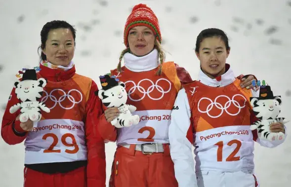 Olympic champion Hanna Huskova from Team Belarus. Image: Reuters
