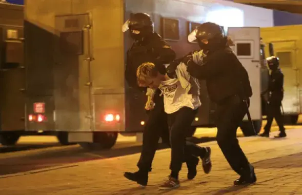 Задержание протестующего в Беларуси, 2020 год / Reuters
