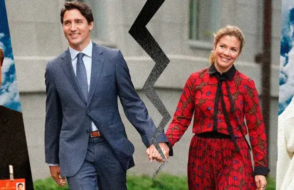 Весь мир обсуждает развод канадского премьера / коллаж Влада Рубанова