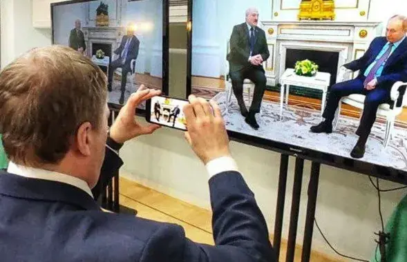 Во время московской встречи / Фото пресс-служба Лукашенко