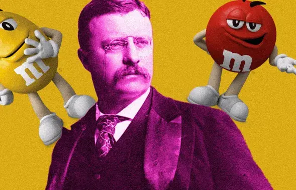 Рузвельт і цукеркі M&amp;M&#39;s на калажы / Еўрарадыё