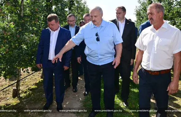 Александр Лукашенко во время поездки по Гродненской области / president.gov.by​