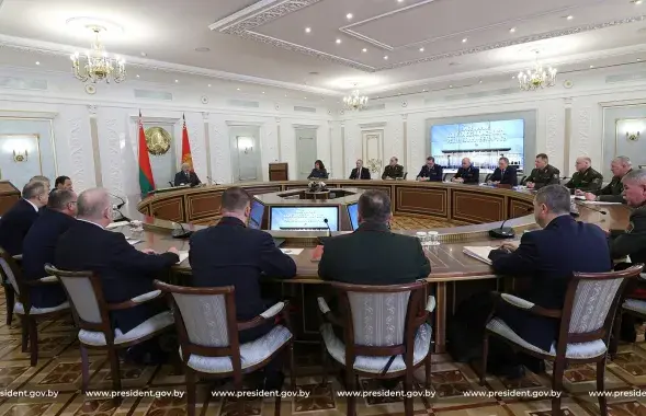 Участники заседания Совбеза / president.gov.by
