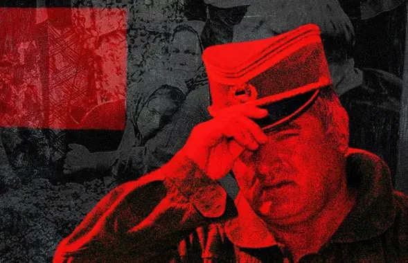 Ратко Младич времён резни в Сребренице&nbsp;/ коллаж Влада Рубанова