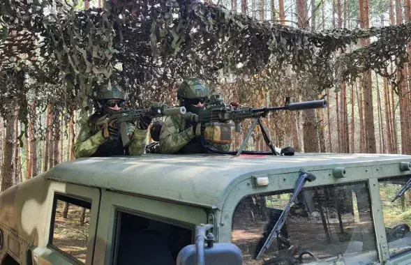 Белорусские военные на учениях возле границы / Иллюстративное фото Минобороны РБ​