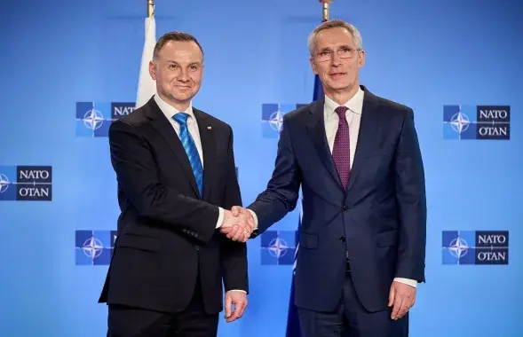 Анджэй Дуда і Енс Столтэнберг / twitter.com/jensstoltenberg
