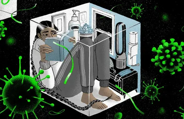 Дистанцирование и вакцинация — самые эффективные способы уберечь себя от любого вируса / иллюстрация The New Yorker
