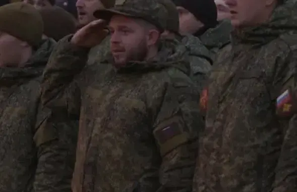Российские военные в Беларуси / Скриншот с видео

