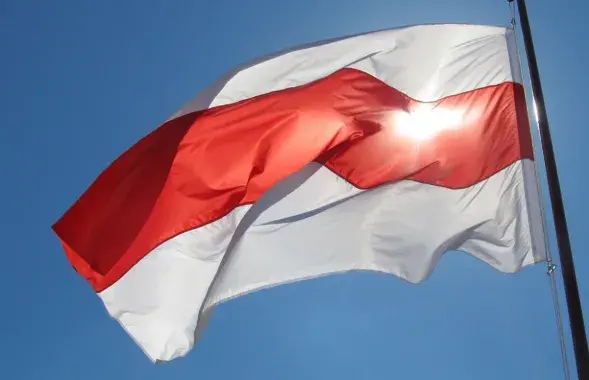 Бело-красно-белый флаг / Из архива Еврорадио
