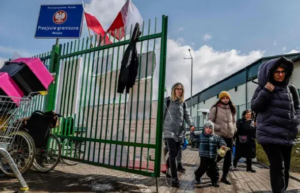 Беженцы в Польше / AFP
