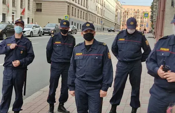Милиция на улицах Минска / Еврорадио