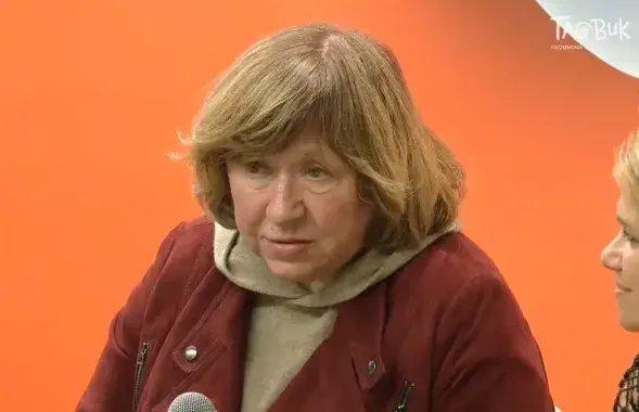 Svetlana Alexievich at Taobuk press conference​