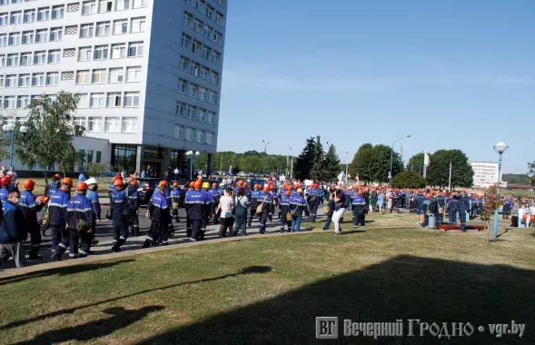 Собрание на &quot;Гродно Азоте&quot;, август 2020-го / vgr.by