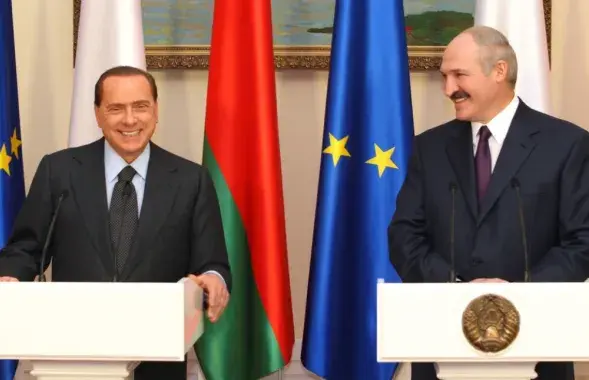 Сільвіа Берлусконі і Аляксандр Лукашэнка / president.gov.by
