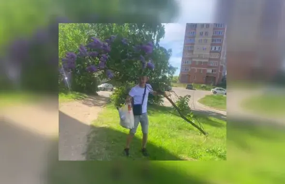 В Минске задержали парней за оторванную ветвь сирени 