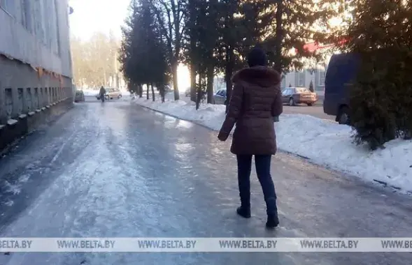 На дарогах захоўваецца галалёд / з архіву БЕЛТА​