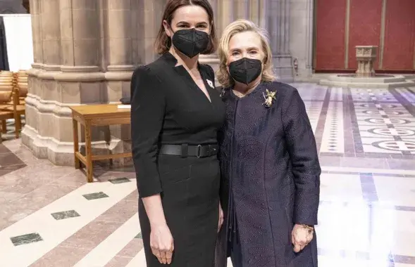 Светлана Тихановская и Хиллари Клинтон / фото офиса Светланы Тихановской