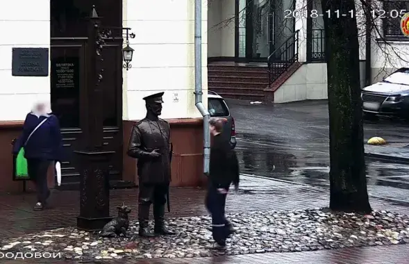 Скриншот с видео МВД.​