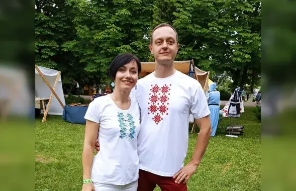 Дмитрий Гаврилин и его жена Виктория / t.me/flagshtok
