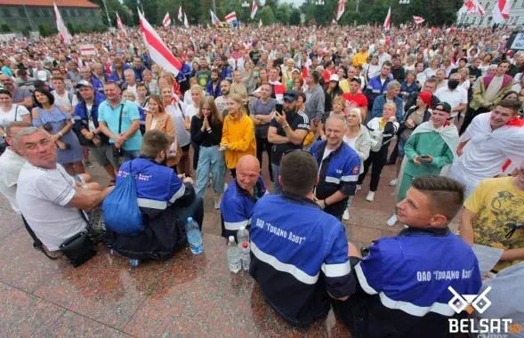 Митинг в Гродно / &quot;Белсат&quot;