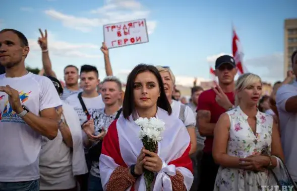 Так выглядел протест в Гродно / TUT.by​