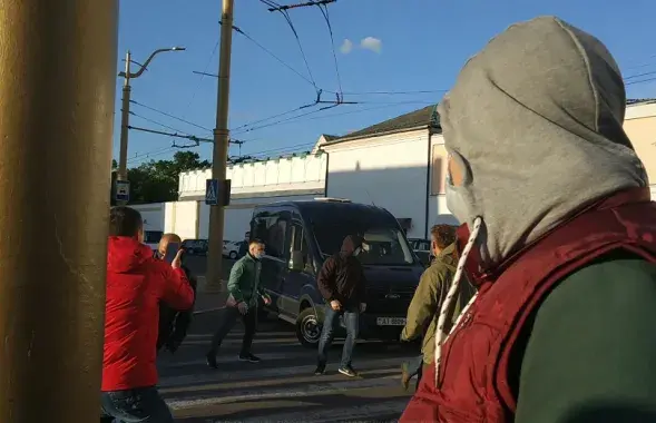 Задержания в Гродно / кадр из видео​