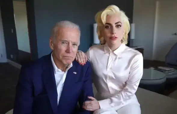 Джо Байдэн і Лэдзі Гага / https://twitter.com/ladygaga
