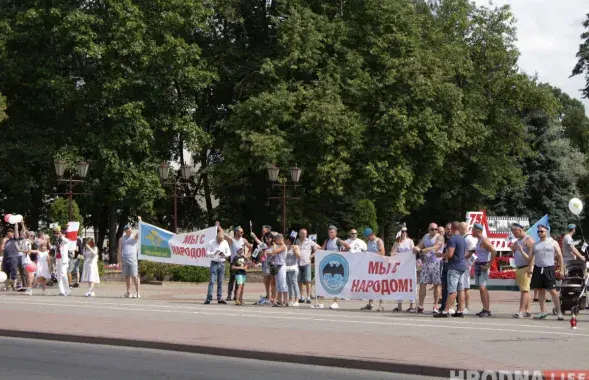 Десантники на уличной акции в Гродно / hrodna.life​