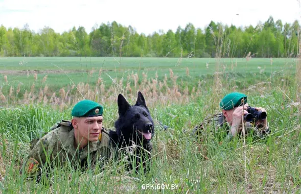 Белорусские пограничники на границе / vk.com/gpkgovby