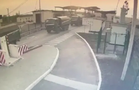 Российские войска движутся на Херсонщину / Cкриншот с видео
