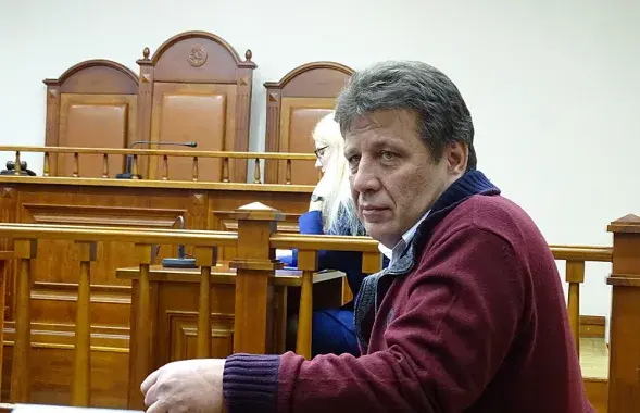 Николай Козлов в суде, фото Змитра Лукашука