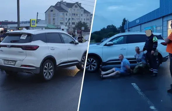 Затрыманне Z-патрыётаў у Івацэвічах / калаж Еўрарадыё
