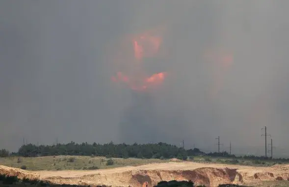 Выбухі на палігоне ў Крыме / Reuters
