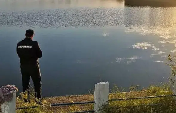 Агляд месца гібелі дзіцяці ў Мінскай вобласці ў пачатку чэрвеня / @skgovby​