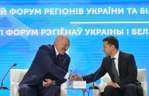 Alyaksandr Lukashenka and Volodymyr Zelensky / president.gov.by​