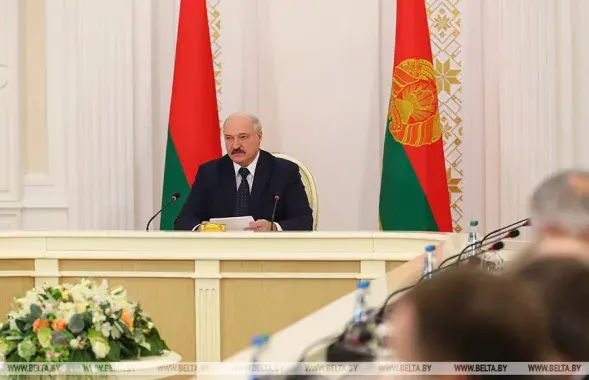 Александр Лукашенко во время совещания / БЕЛТА​