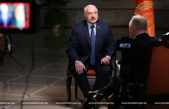 Александр Лукашенко даёт интервью журналисту ВВС Стиву Розенбергу / president.gov.by
