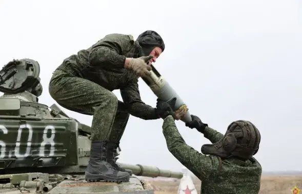 Белорусские военные на учениях / Ваяр