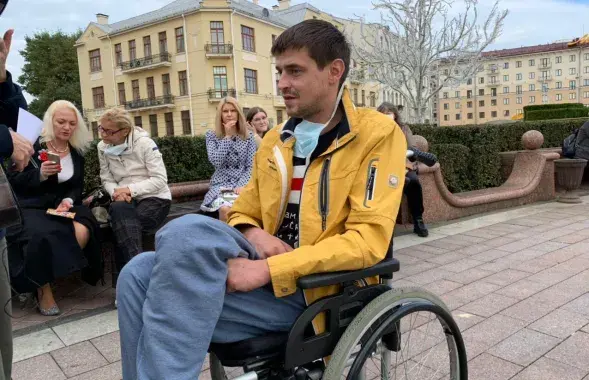 &quot;March of the (dis)abled&quot; in Minsk / Euroradio​