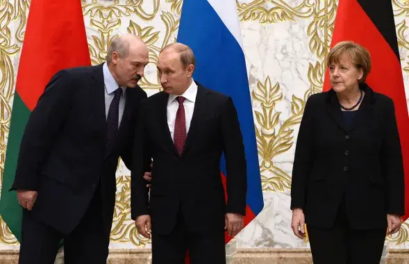 Александр Лукашенко, Владимир Путин, Ангела Меркель