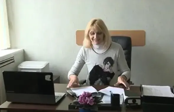 Оксана Менькова. Фото: скриншот с видео ТРК &quot;Могилев&quot;.​