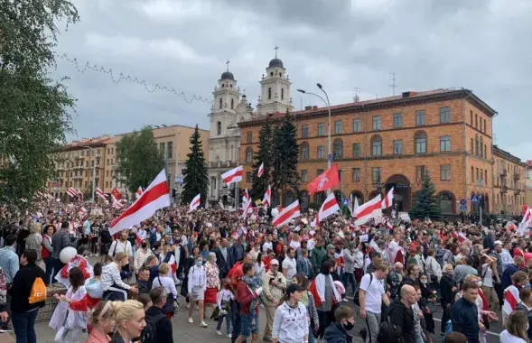 Митинг в Минске / Еврорадио