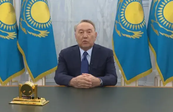 Экс-президент Казахстана Нурсултан Назарбаев записал видеообращение​