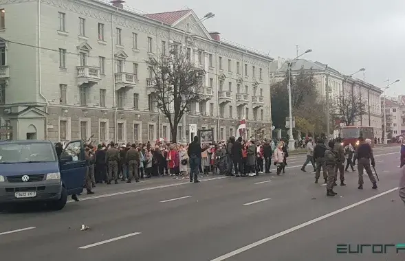 Марш пенсионеров в Минске / Еврорадио​